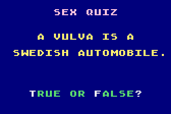 Sex Quiz