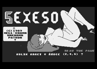 Sexeso atari screenshot
