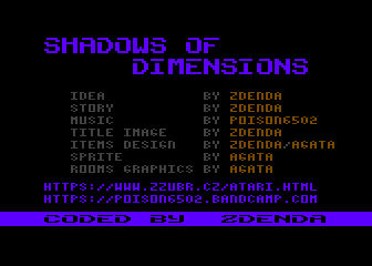 Shadows of Dimensions atari screenshot