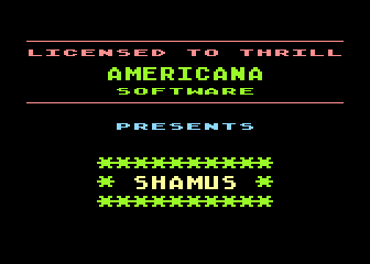 Shamus atari screenshot