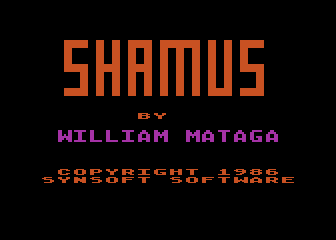 Shamus atari screenshot