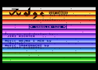 Shaolin-Szu atari screenshot