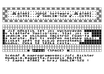 Shaolin-Szu atari screenshot