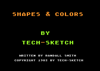 Shape and Color Recognition atari screenshot