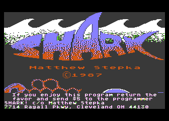 Shark! atari screenshot