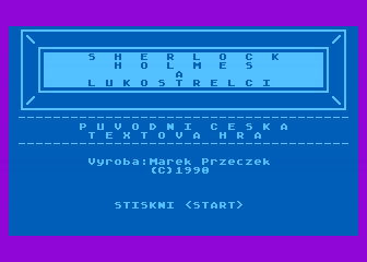 Sherlock Holmes a Lukostrelci atari screenshot