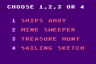 Ships Ahoy atari screenshot