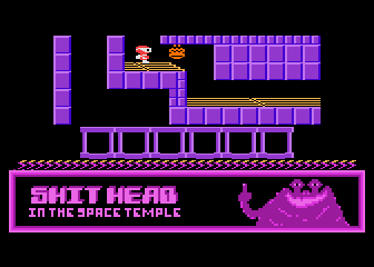 Shit Head in the Space Temple atari screenshot