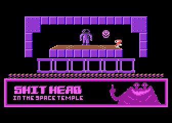 Shit Head in the Space Temple atari screenshot