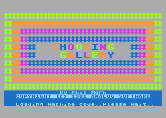Shooting Gallery atari screenshot