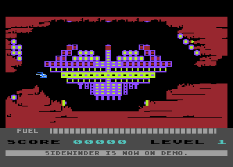 Sidewinder atari screenshot