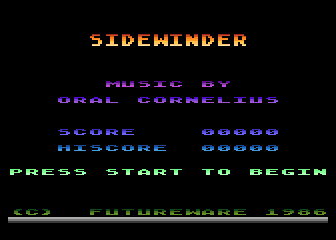 Sidewinder atari screenshot