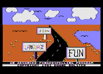 Sign Language Fun atari screenshot