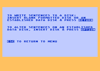 Sign Language Fun atari screenshot