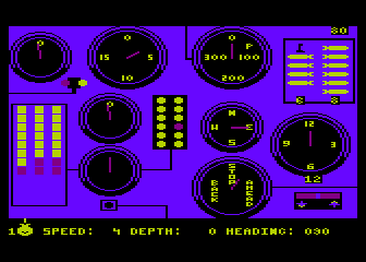 Silent Service atari screenshot