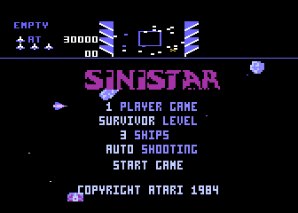 Sinistar atari screenshot