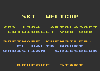 Ski-Weltcup atari screenshot