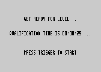 Skiabfahrt atari screenshot