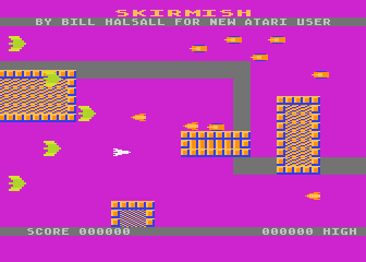Skirmish atari screenshot