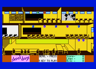 Skool Daze atari screenshot