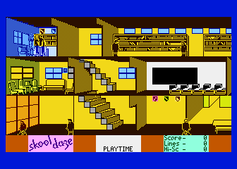 Skool Daze atari screenshot