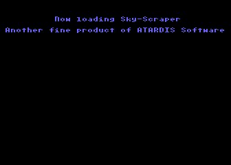 Sky Scraper atari screenshot