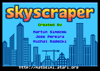 Skyscraper atari screenshot