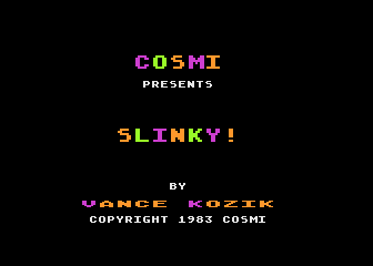 Slinky! atari screenshot