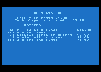 Slots atari screenshot