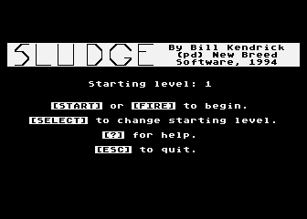 Sludge atari screenshot
