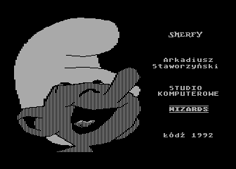 Smerfy atari screenshot
