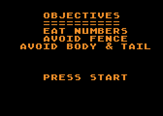 Snake Attack atari screenshot