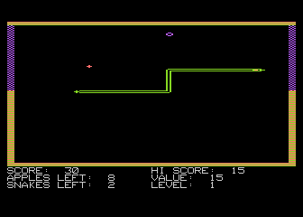 Snake Byte atari screenshot