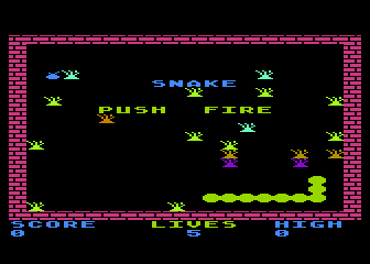 Snake atari screenshot