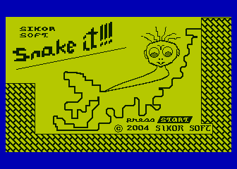 Snake It! atari screenshot