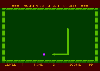 Snakes of Atari Island atari screenshot