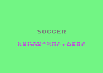 Soccer atari screenshot