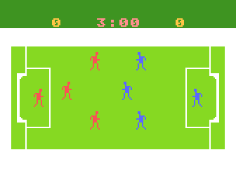 Soccer atari screenshot