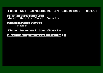 SoftSide Adventure No. 14 - Robin Hood atari screenshot