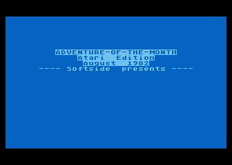 SoftSide Adventure No. 15 - The Mouse That Ate Chicago atari screenshot