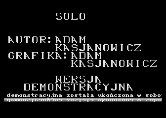 Solo atari screenshot