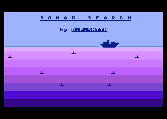 Sonar Search atari screenshot