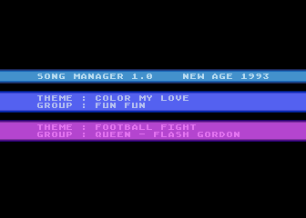 Song Manager 1.0 atari screenshot