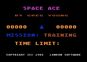 Space Ace atari screenshot