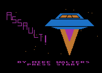 Space Assault atari screenshot