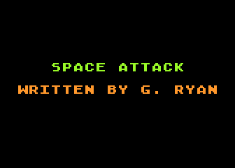 Space Attack atari screenshot