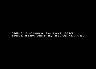 Space Binvaders atari screenshot