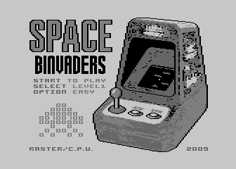 Space Binvaders atari screenshot