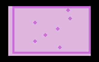 Space Dodge atari screenshot