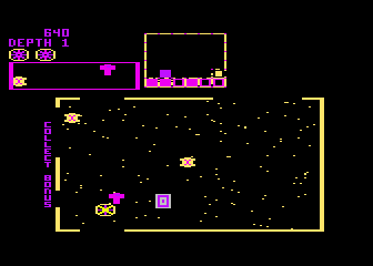 Space Dungeon atari screenshot